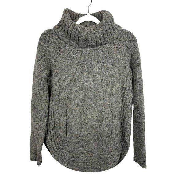 Cynthia Rowley Turtleneck Pullover‎ Sweater Wool Blend Grey Size Medium - Picture 1 of 13
